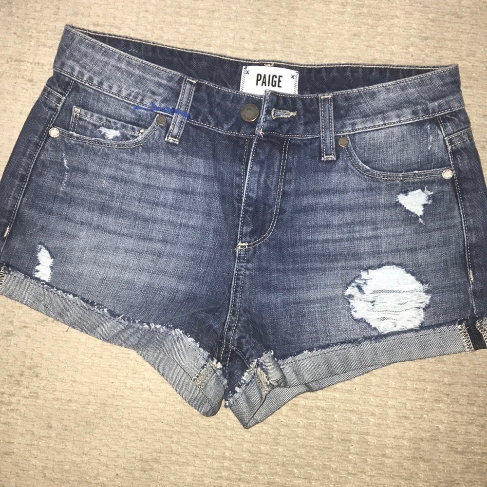Denim shorts